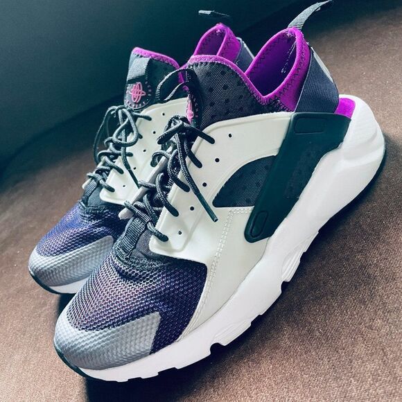 Excellent NIKE Air Huarache Run Ultra 'Purple Dynasty' 8 Mens US 41 EUR 819685 - Picture 10 of 14